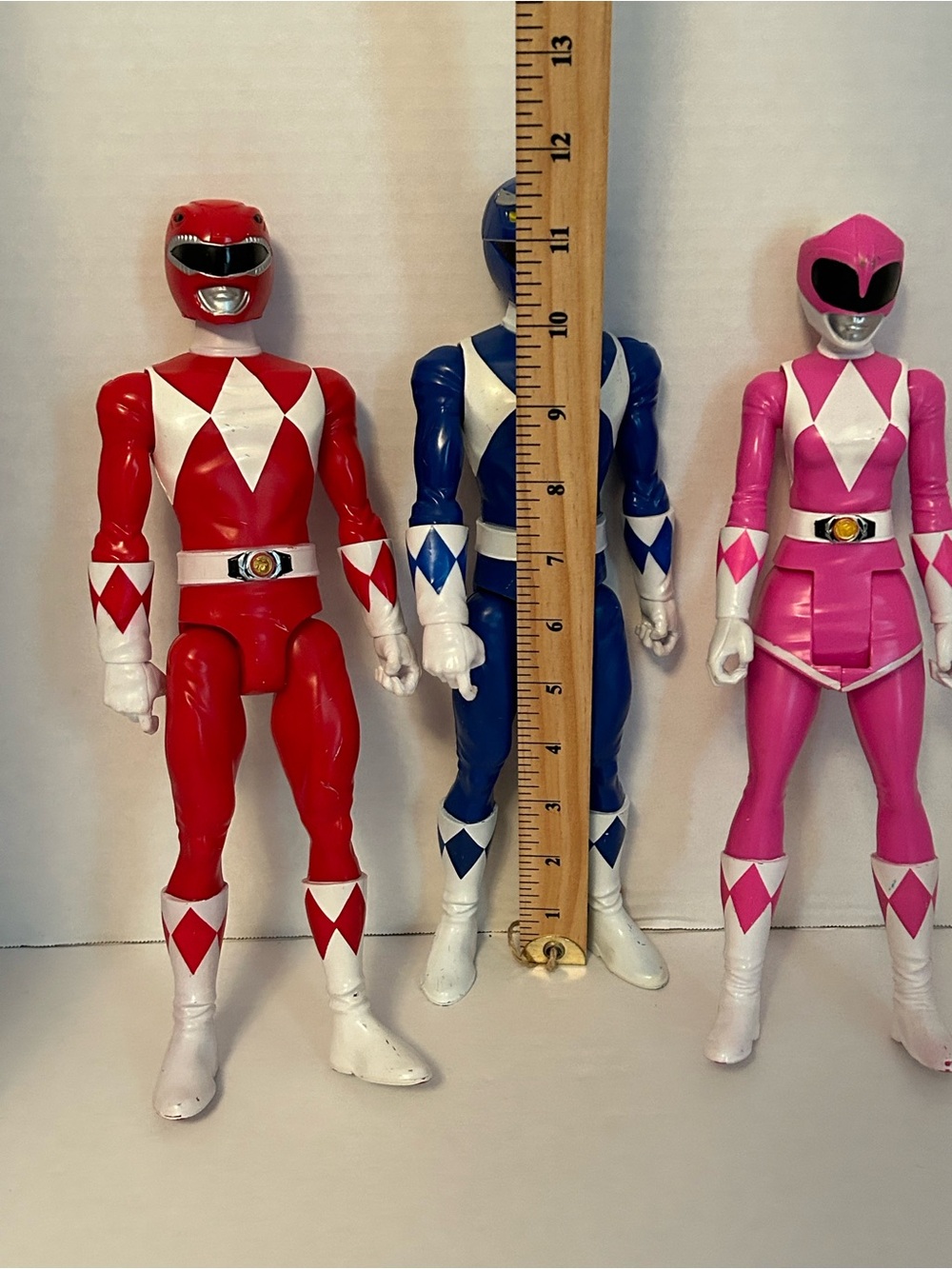 Power Ranger Trio Figures - Red, Blue, Pink Rangers - Picture 5 of 6